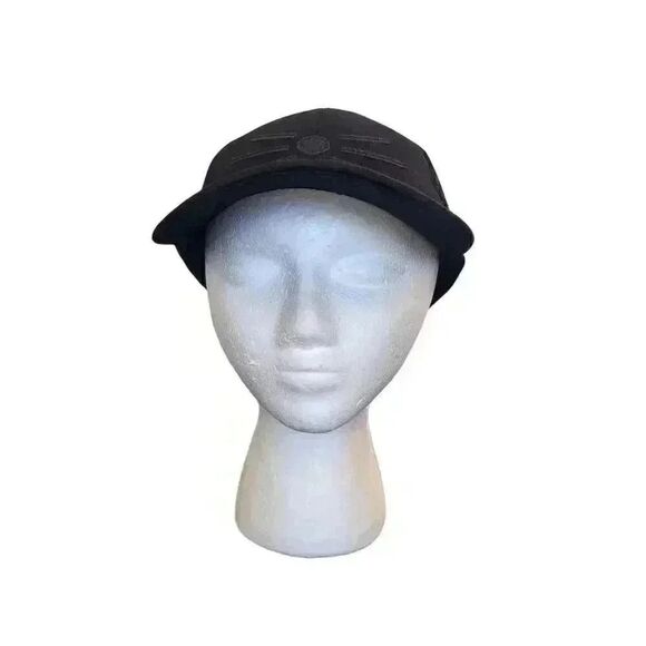 Collection Eighteen Unisex Adult Black Cotton Baseball Cap w Ears NEW - Picture 7 of 11